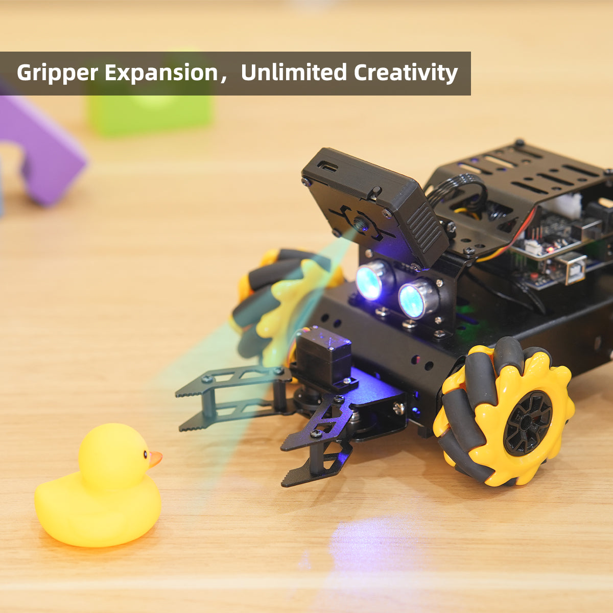 Hiwonder miniAuto AI Vision Robot Base on Arduino UNO R3 Controller with 360° Omnidirectional Mecanum Wheels, Supports Arduino Programming Hiwonder miniAuto AI Vision Robot Base on Arduino UNO R3 Controller with 360° Omnidirectional Mecanum Wheels, Supports Arduino Programming